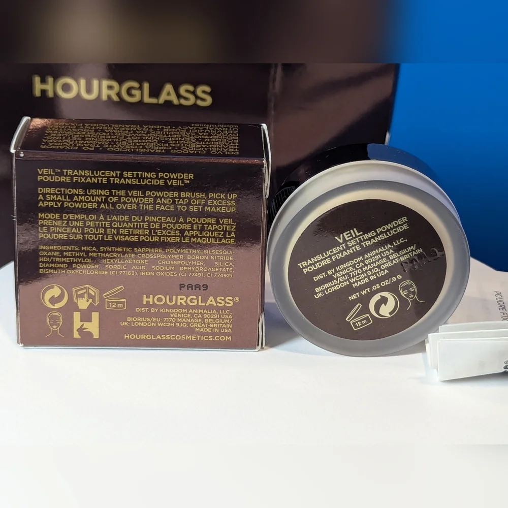 Hourglass Cosmetics Mini Giftset Veil Setting Powder + Mineral Primer & Masc NIB - Picture 3 of 11